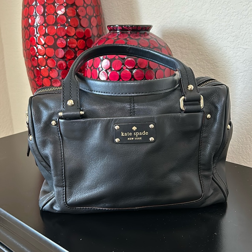 Kate Spade Excellent Condition Full Leather Black Satchel